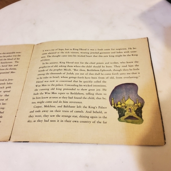 1934 Christmas Booklet The Star Of Bethlehem Book Vintage - Picture 13 of 16